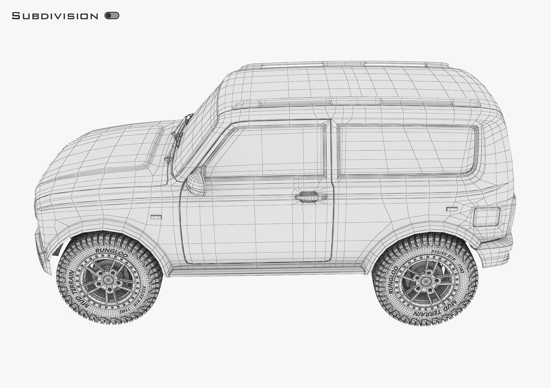 Off Road Car v 1 3D model_32