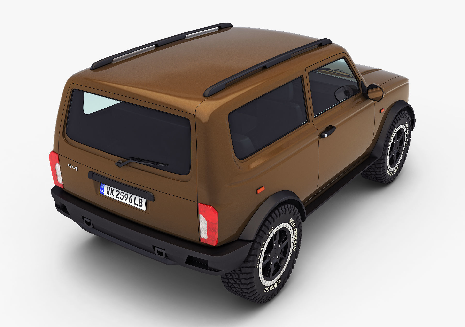 Off Road Car v 1 3D model_7
