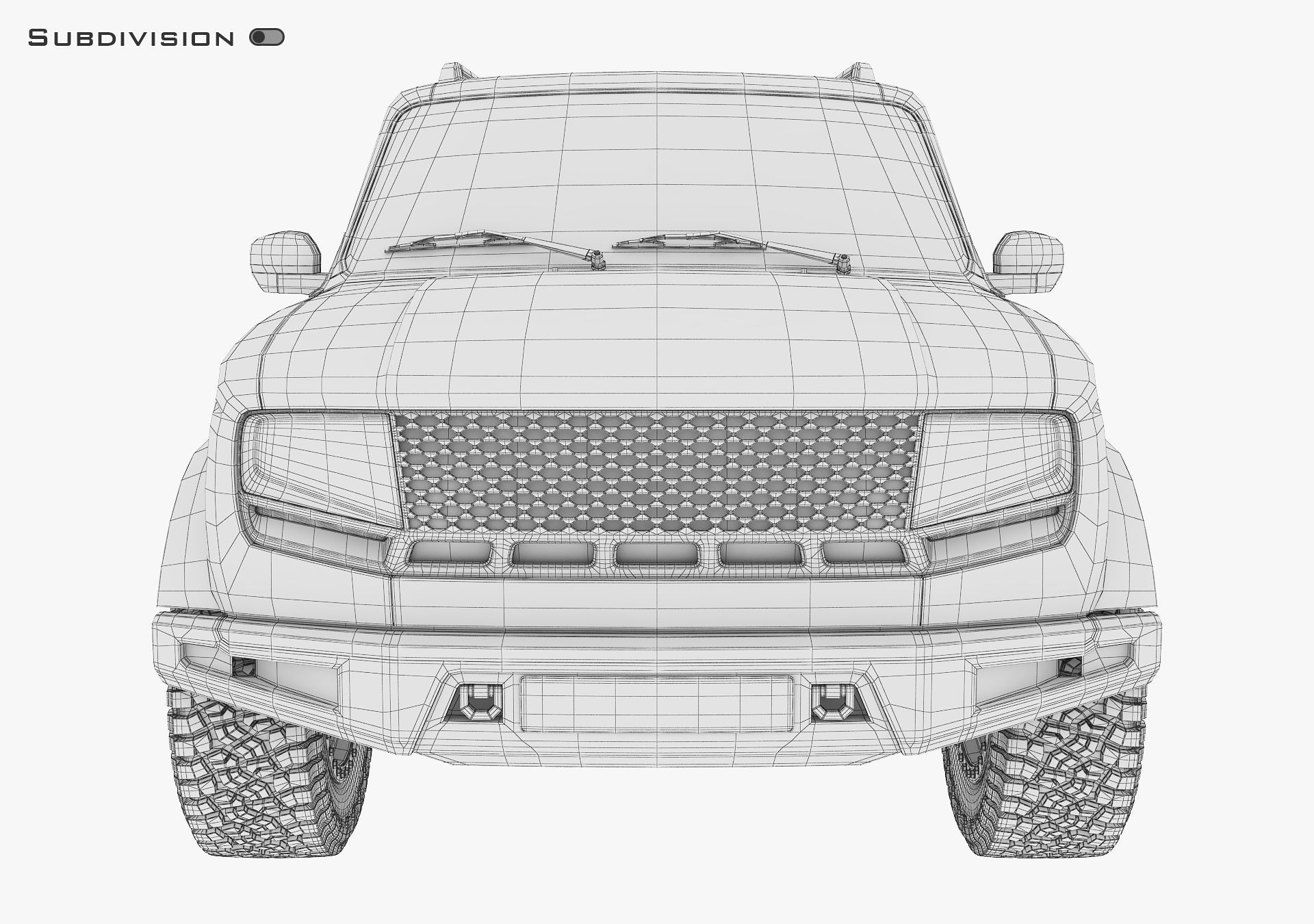Off Road Car v 1 3D model_34