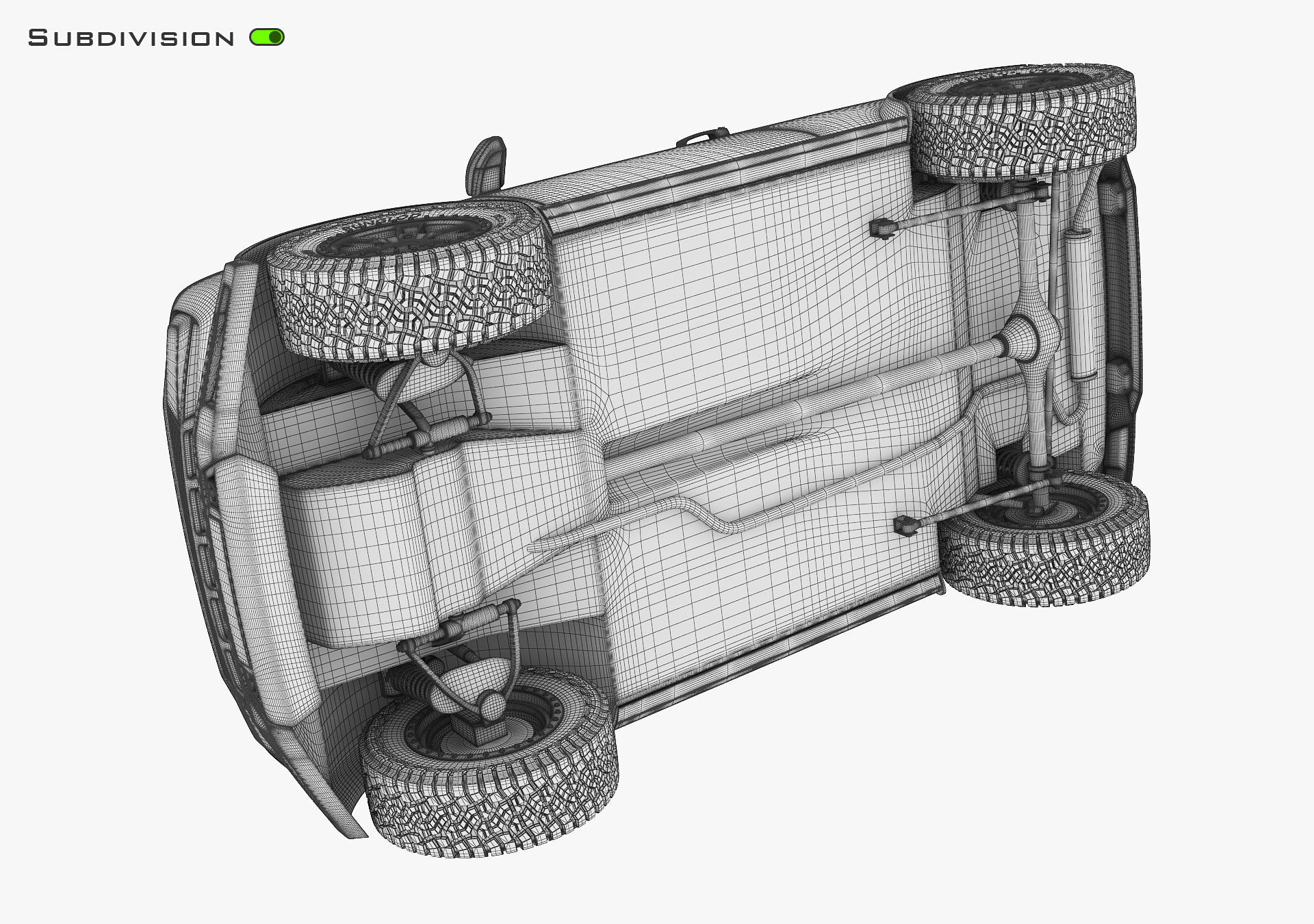 Off Road Car v 1 3D model_35