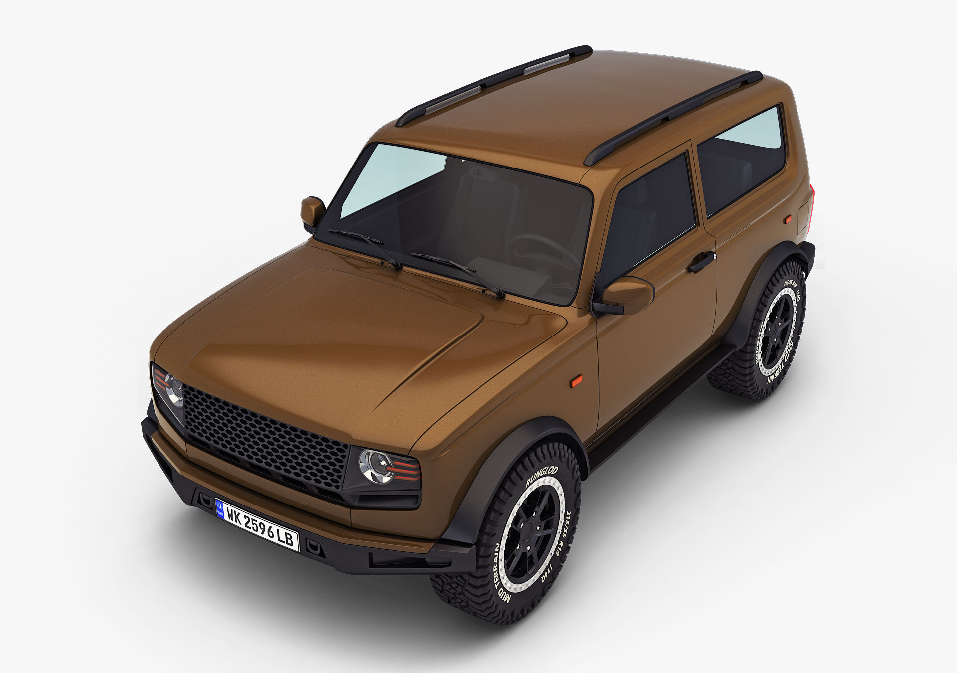 Off Road Car v 1 3D model_8