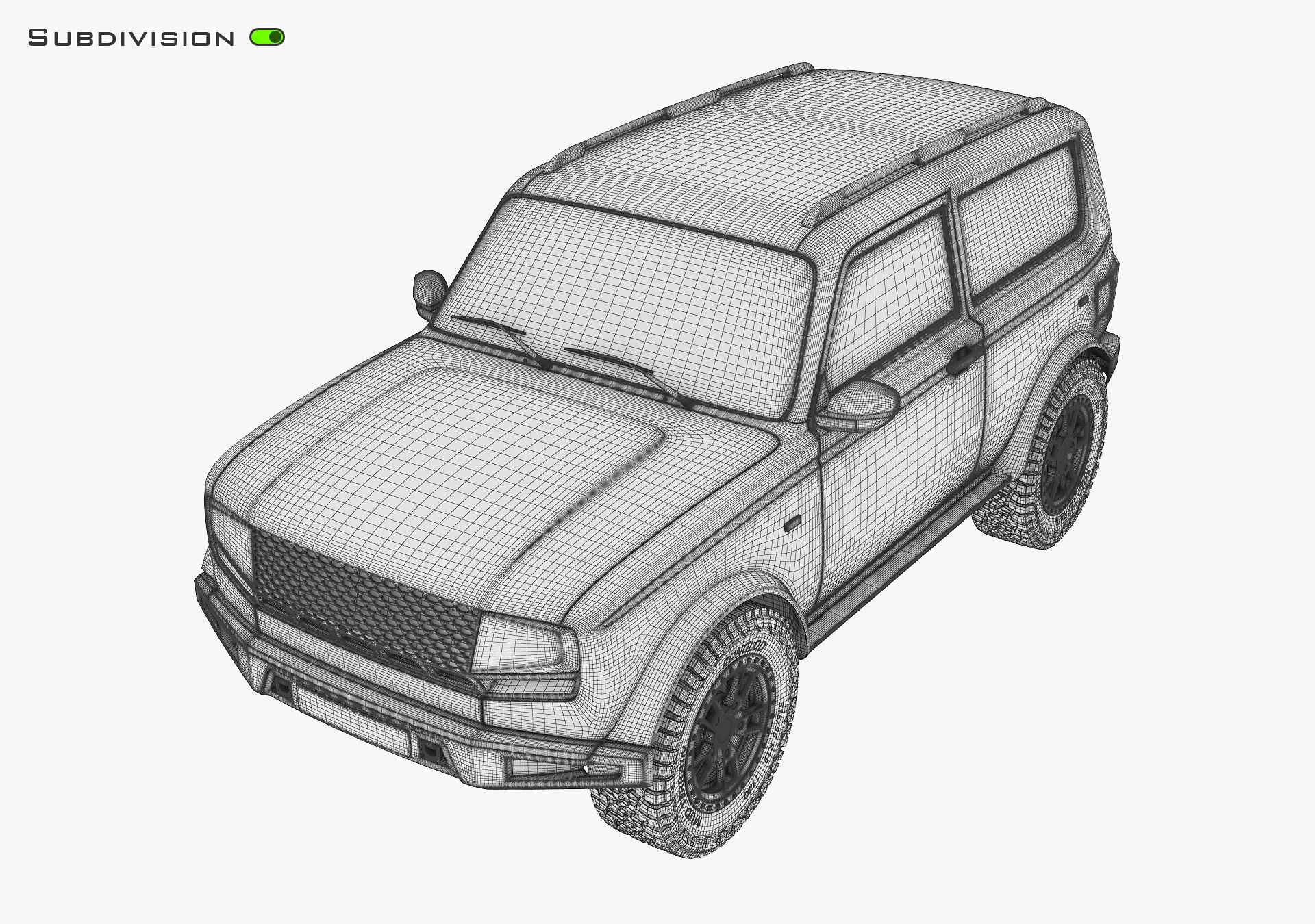 Off Road Car v 1 3D model_27