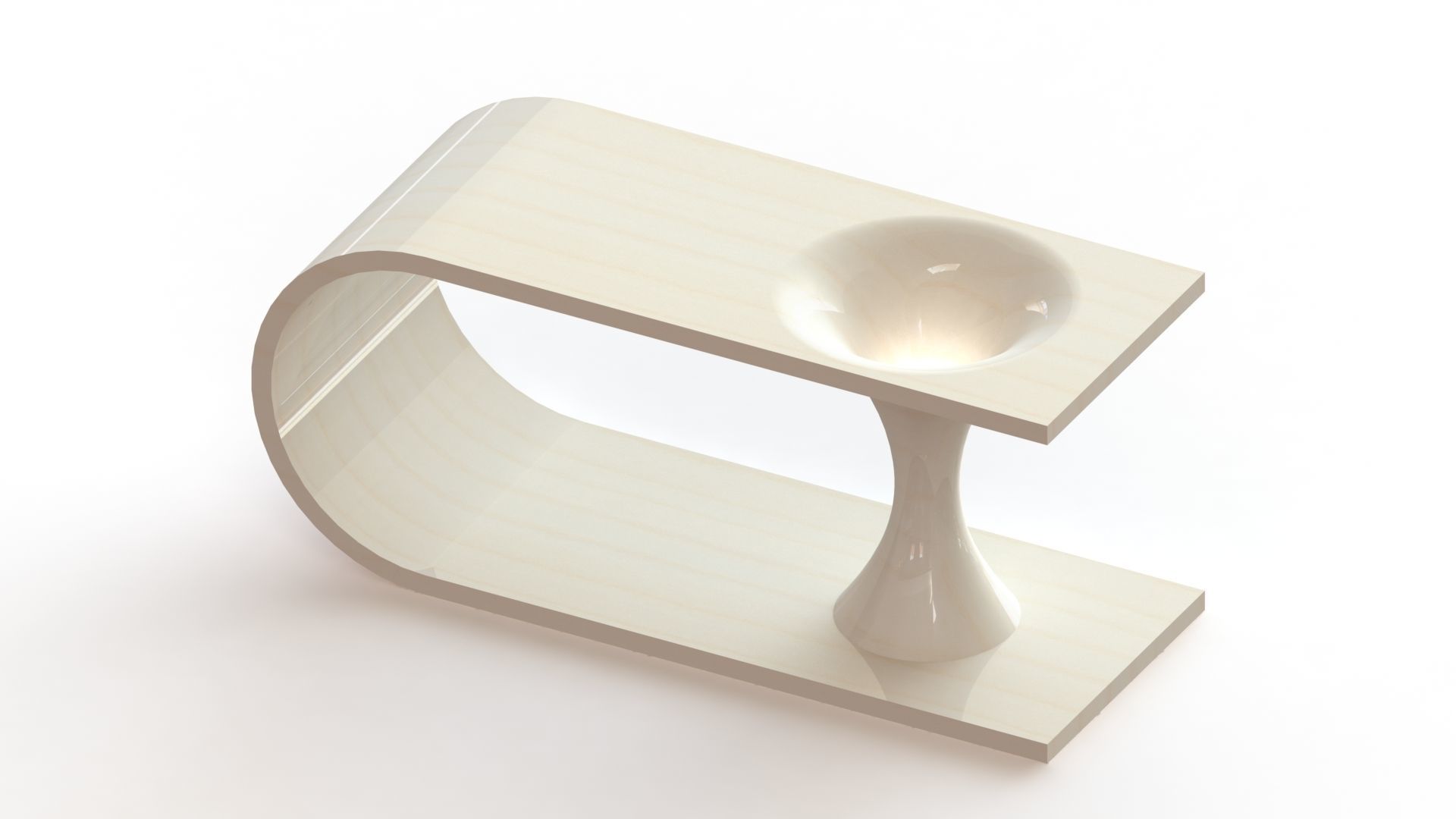 The Wormhole Coffee Table Low-poly 3D model_3