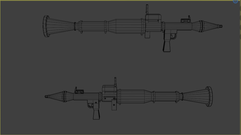 Rpg and Grenade Pack - Game Ready Weapons and Explosives Low-poly 3D model_6