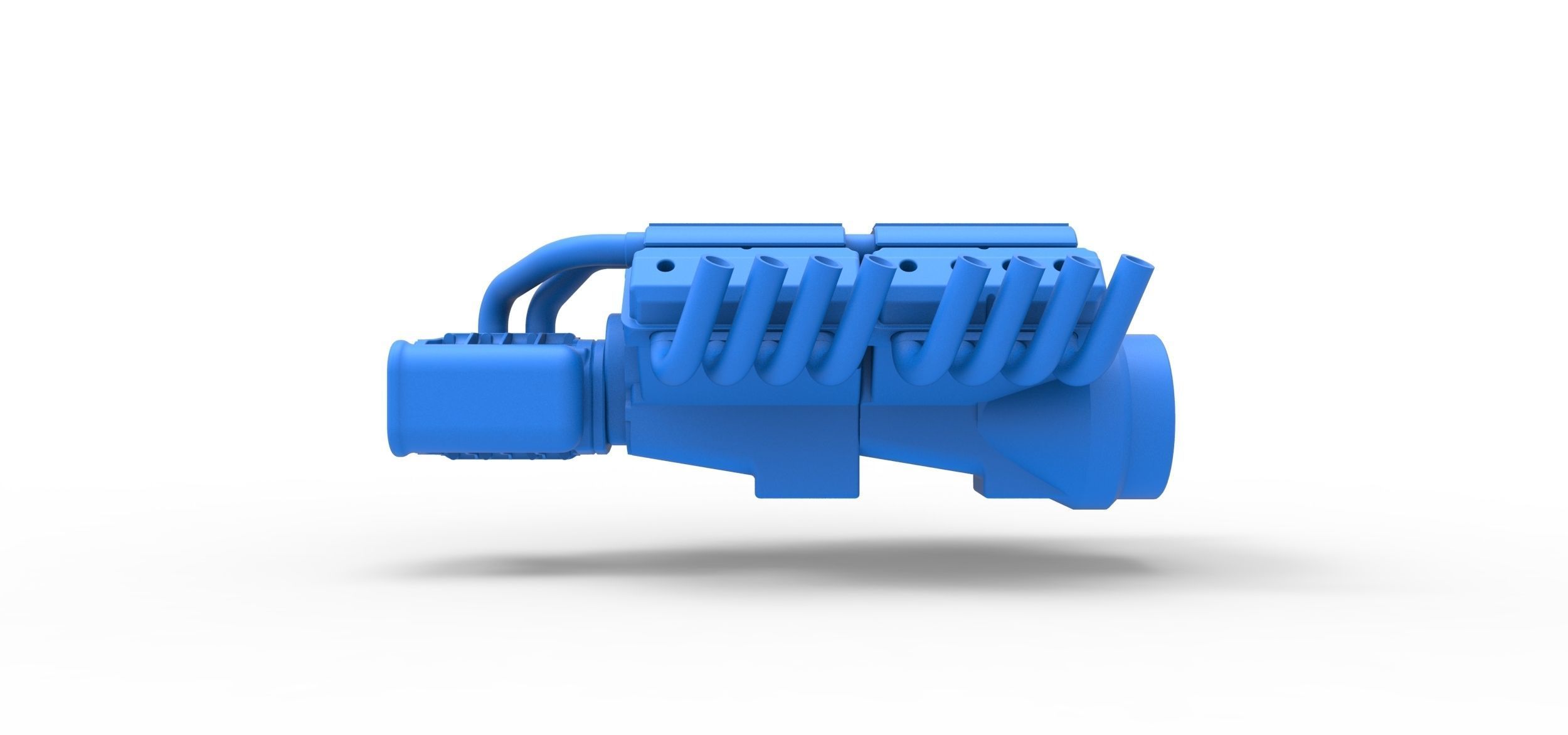 Engine 2 V8 Version 2 Scale 1 to 25 3D print model_8