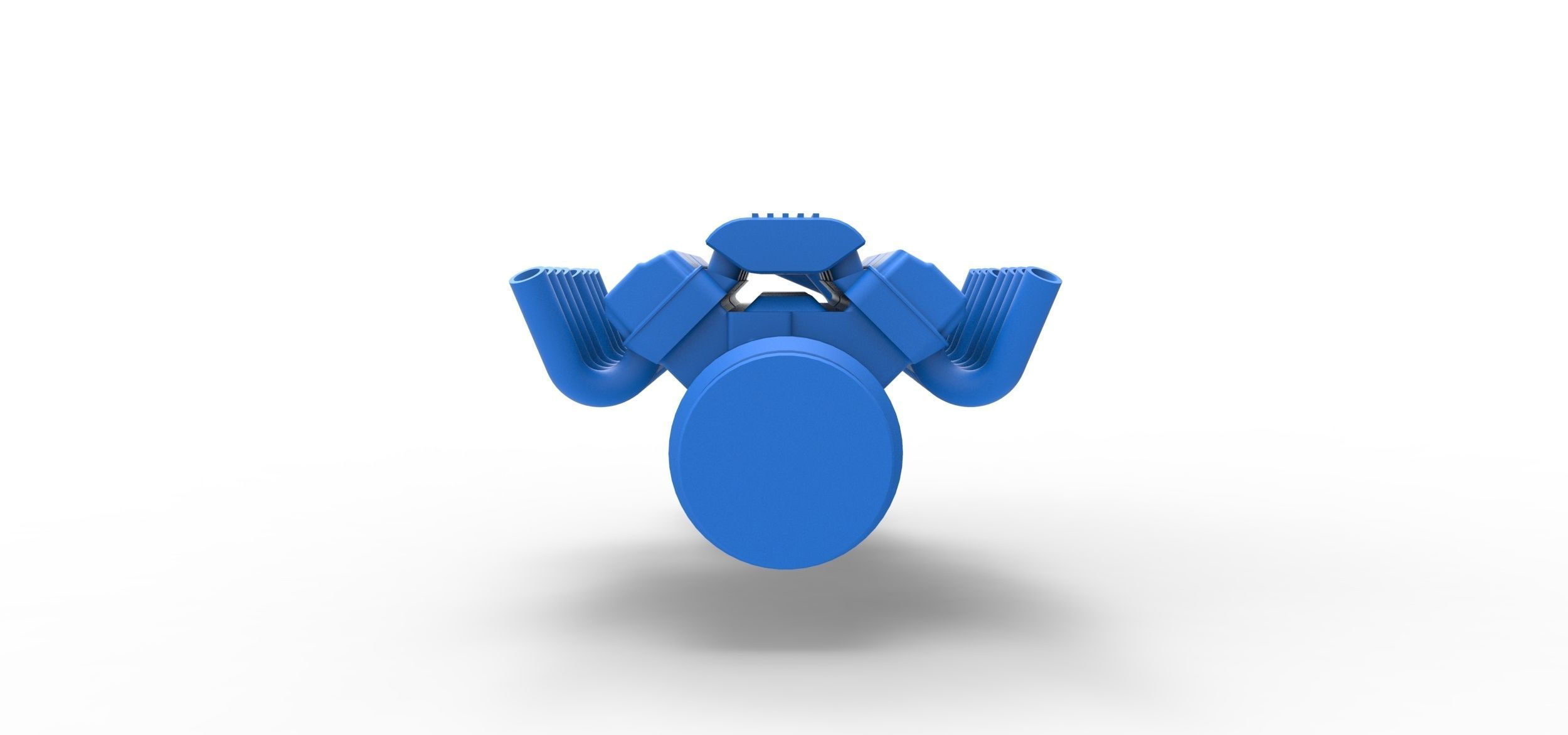 Engine 2 V8 Version 2 Scale 1 to 25 3D print model_12