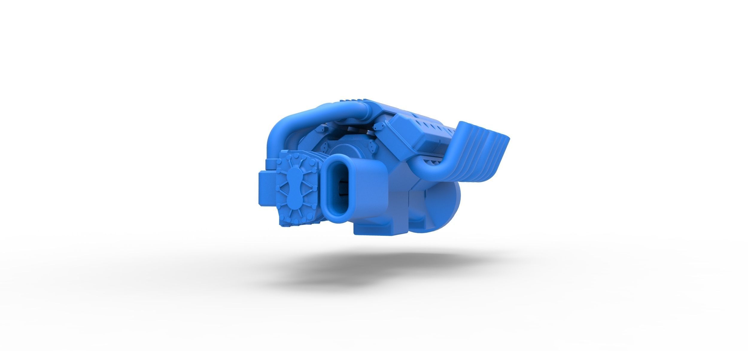 Engine 2 V8 Version 2 Scale 1 to 25 3D print model_4