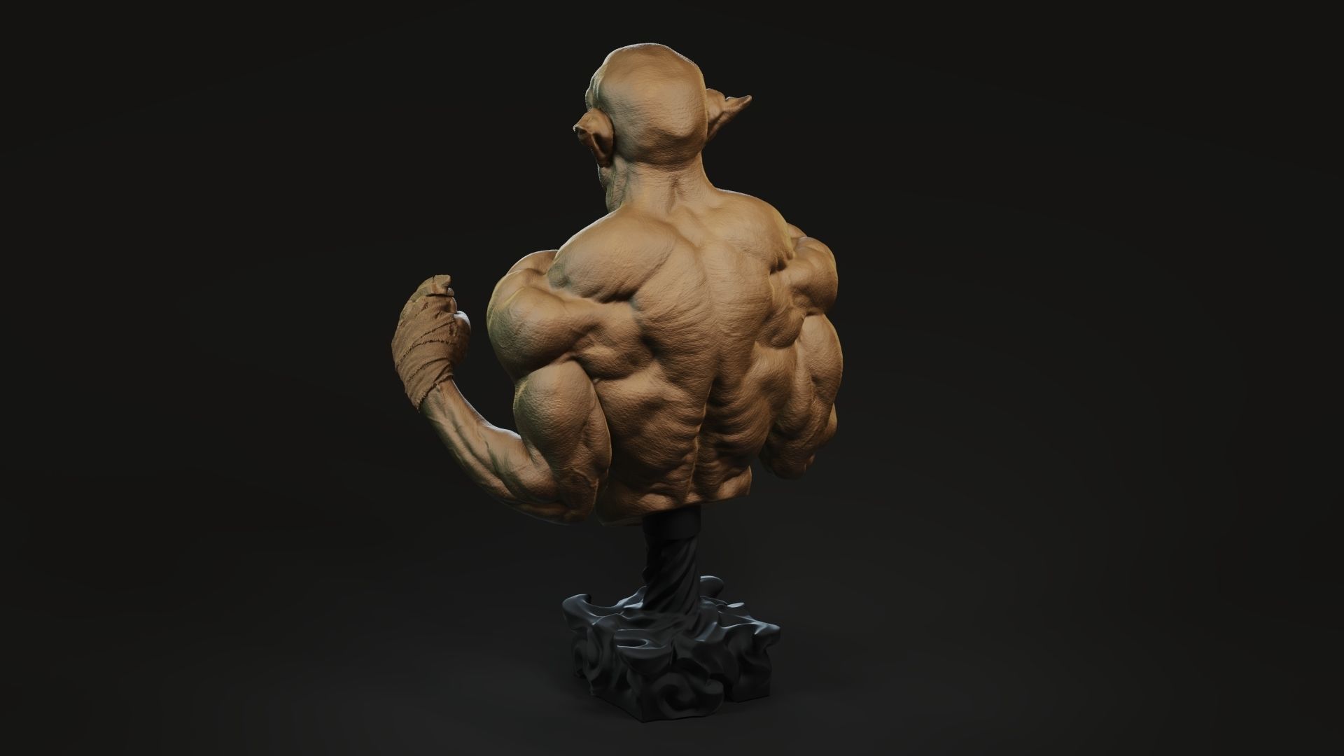 Orc Boxer Free 3D print model_6