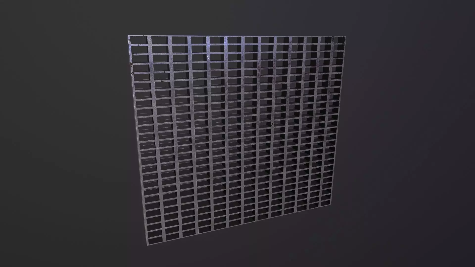 Grating Flooring 3D Model Low-poly 3D model_0