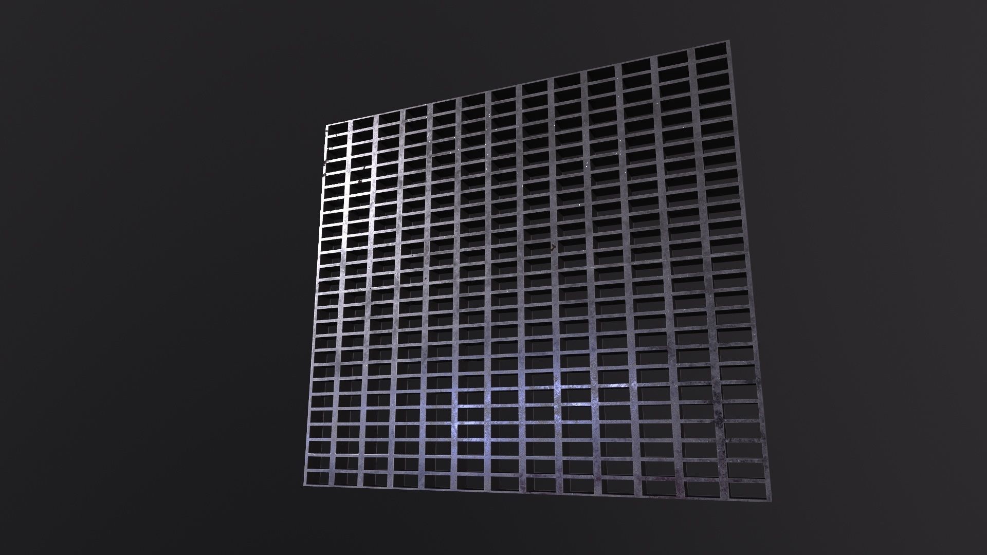Grating Flooring 3D Model Low-poly 3D model_3