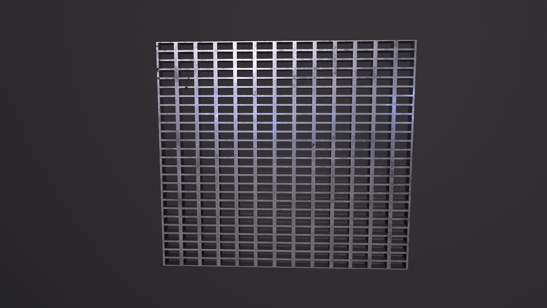 Grating Flooring 3D Model Low-poly 3D model_2