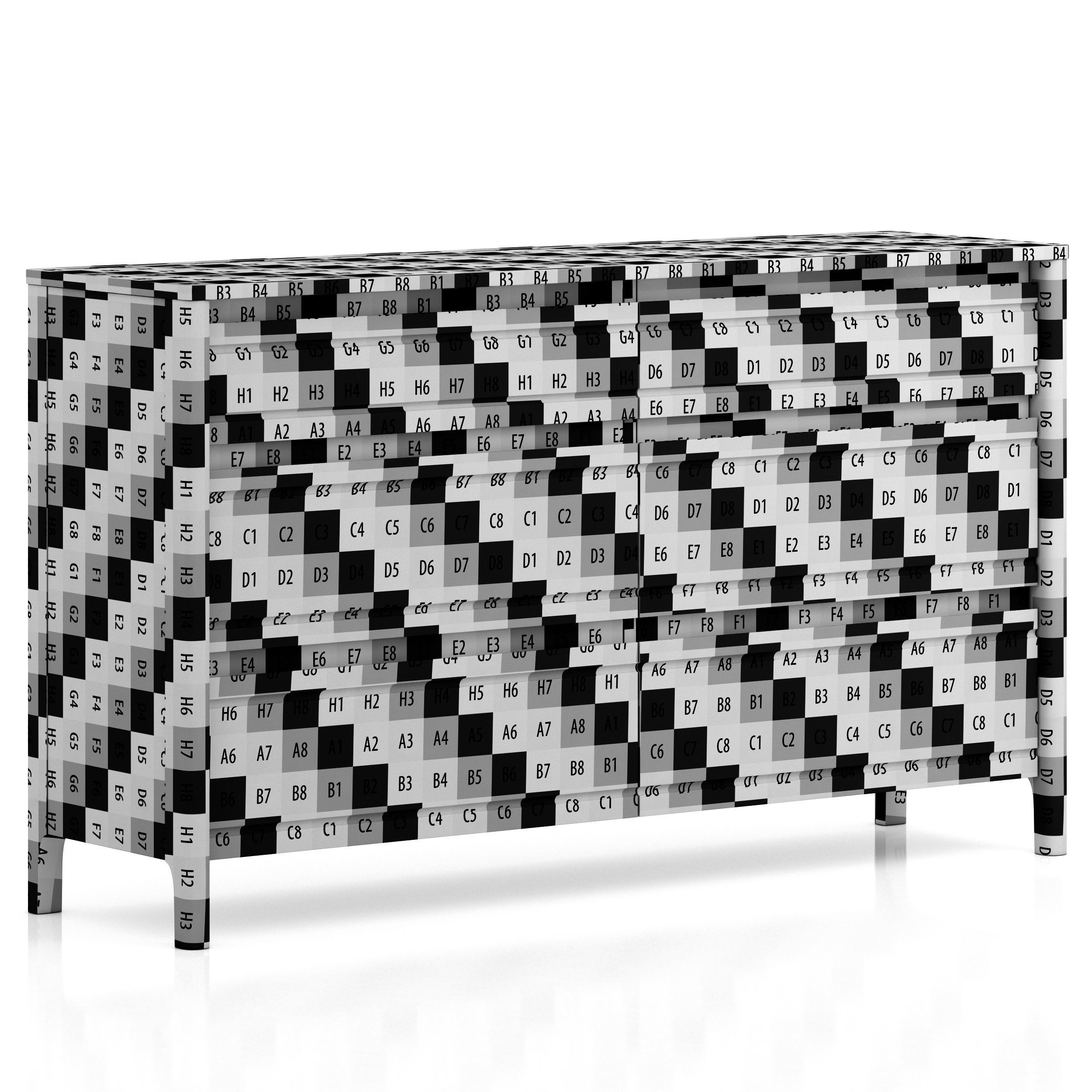 Dantone Home Home Office drawer 3D model_7