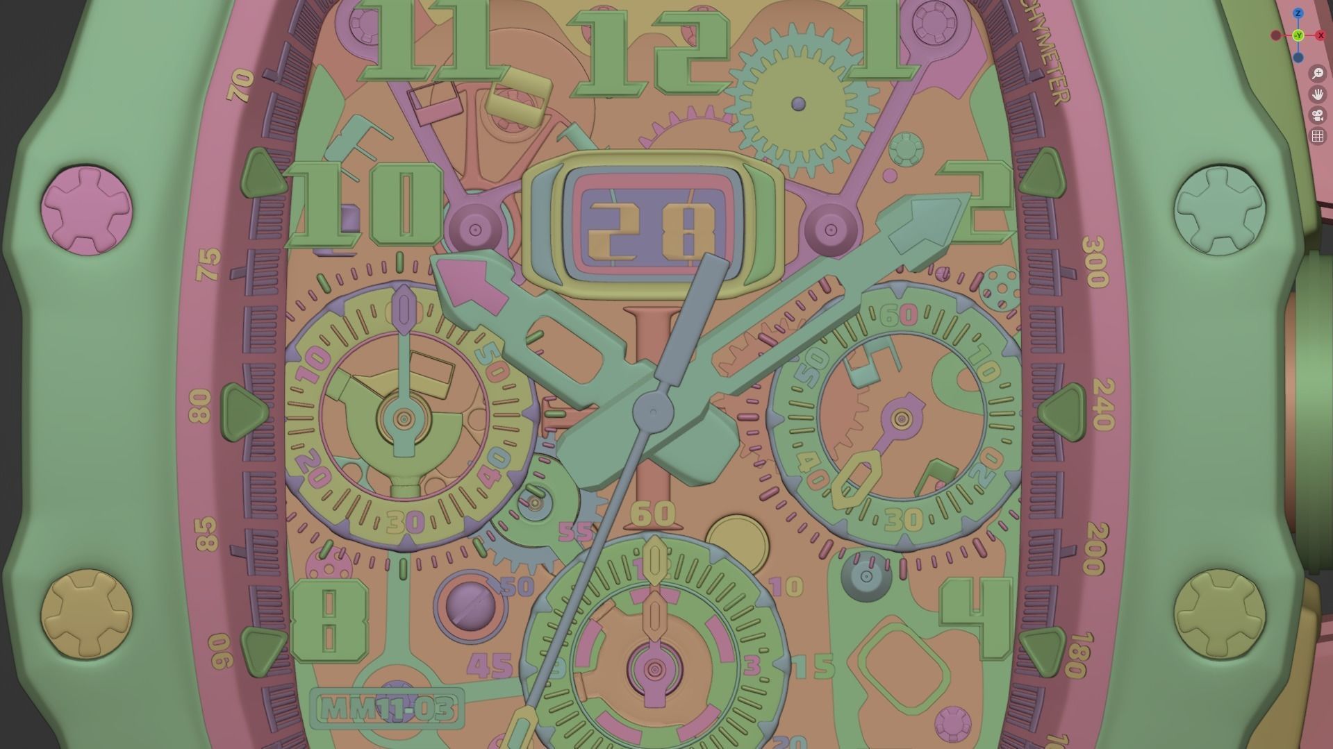 Richard Mille 3D model_9