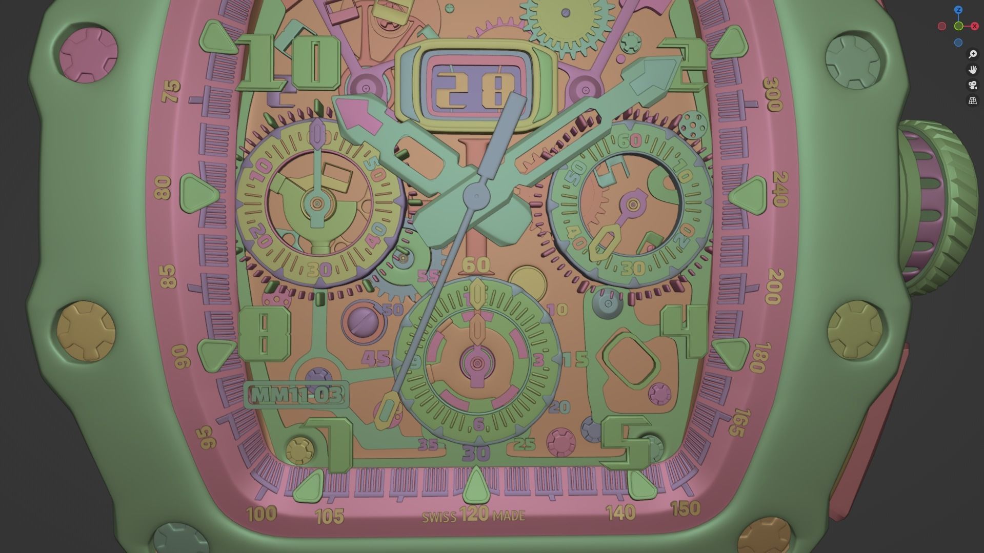 Richard Mille 3D model_14