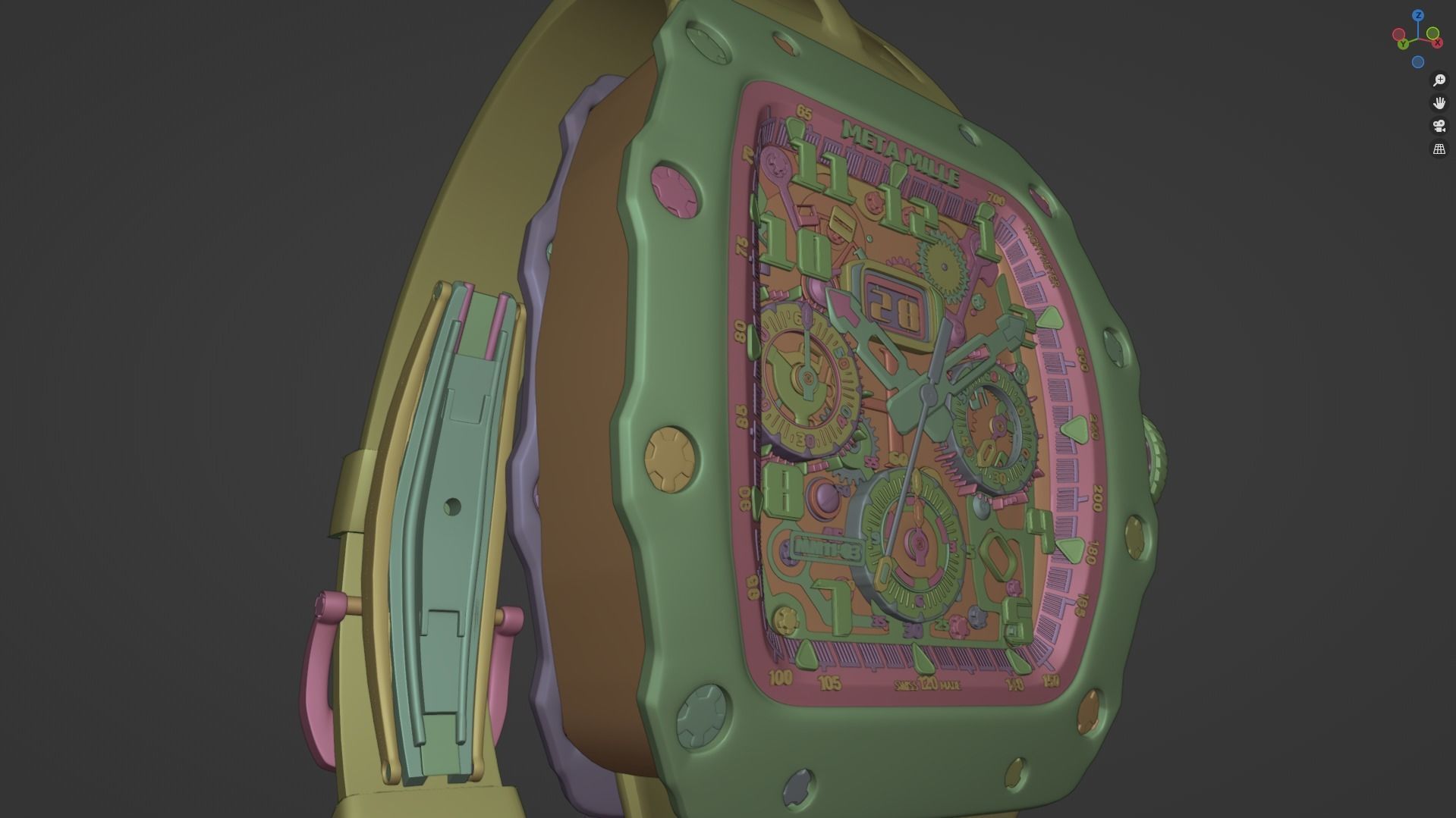 Richard Mille 3D model_10