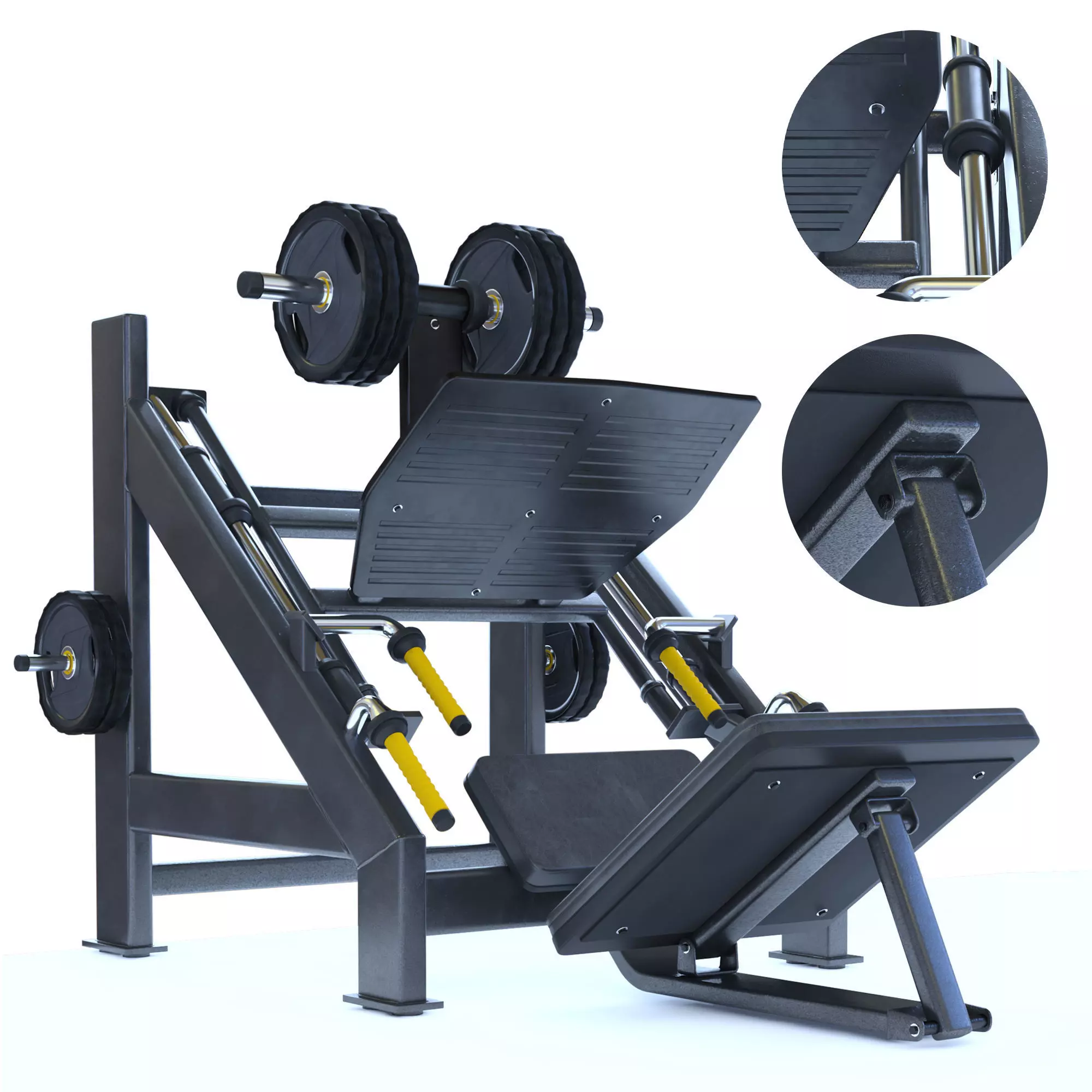 Fitness machine hack - bodybuilding set 335 3D model