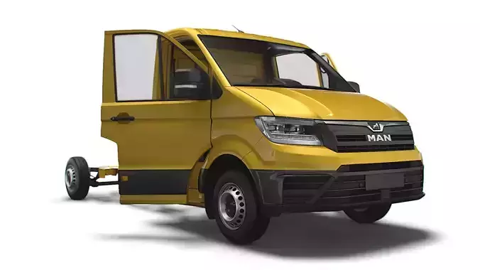 MAN TGE Flat frame chassis HQ Interior 2023