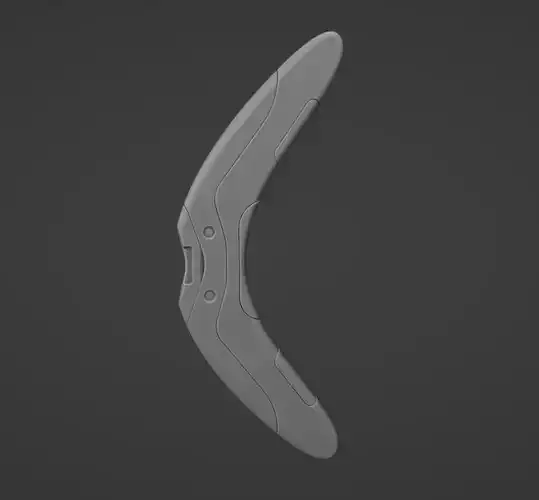 Scifi Boomerang For 3d Print 3D print model