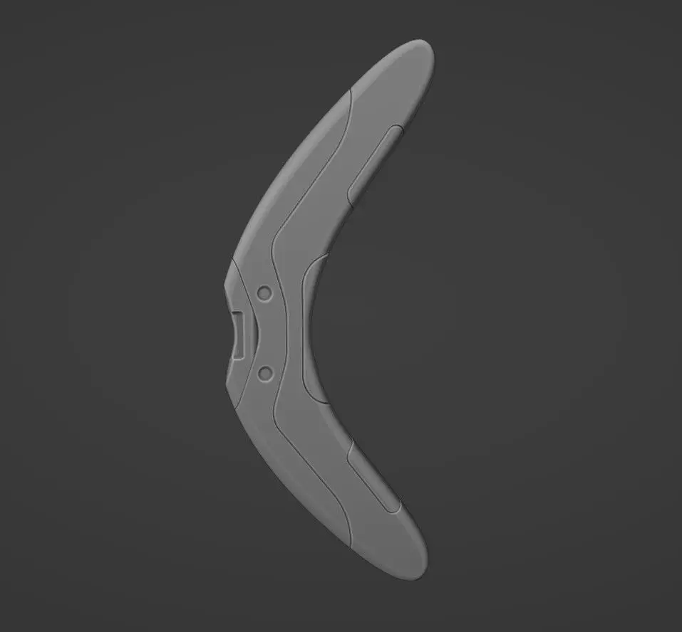 Scifi Boomerang For 3d Print 3D print model