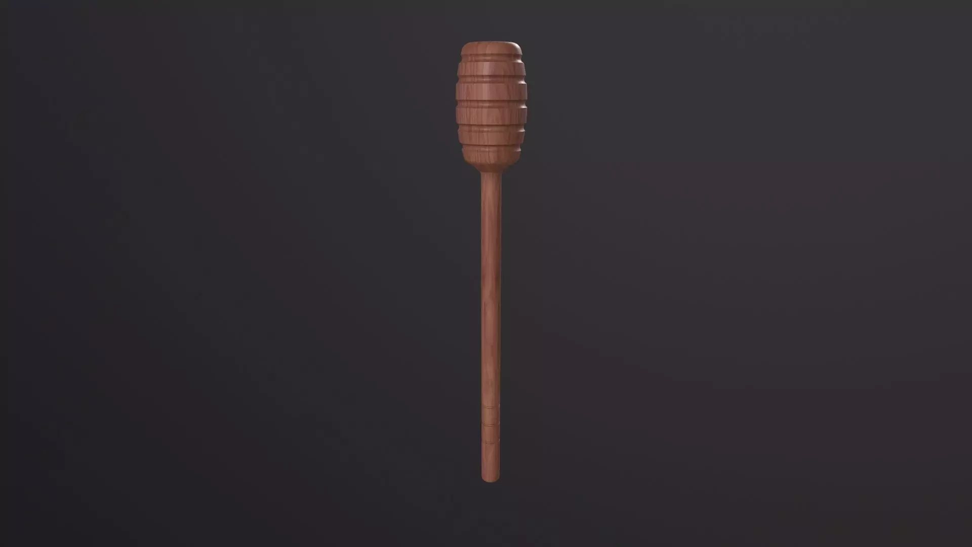 Honey Dipper Stick 3D Model Low-poly 3D model