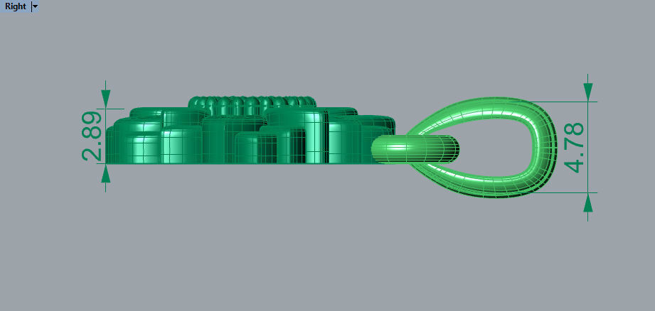 Sunflower Charm pendant necklace bracelet Jewelry  3D print model_17