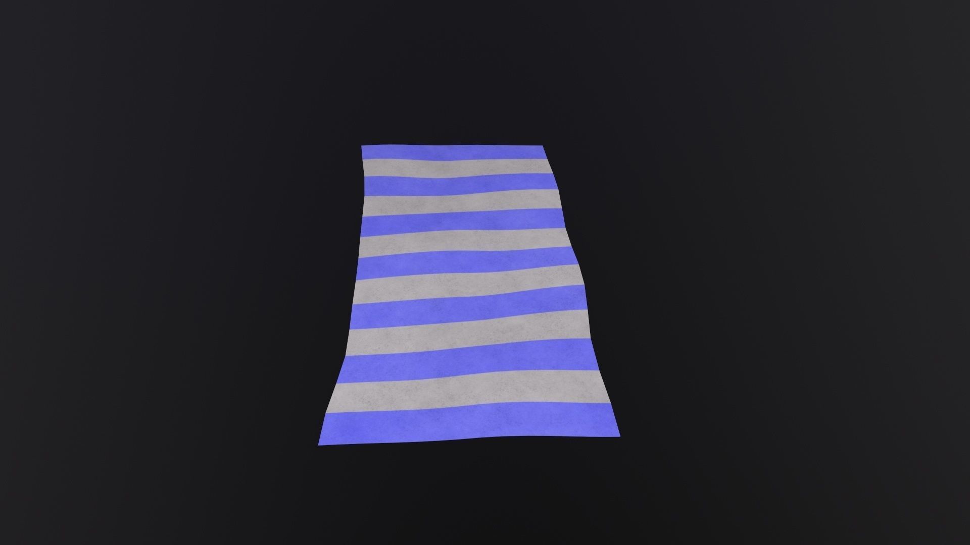 Beach towel 3D Model Low-poly 3D model_2