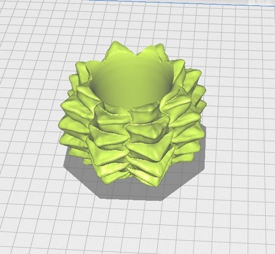 vase model gymno cactus 3D print model_2