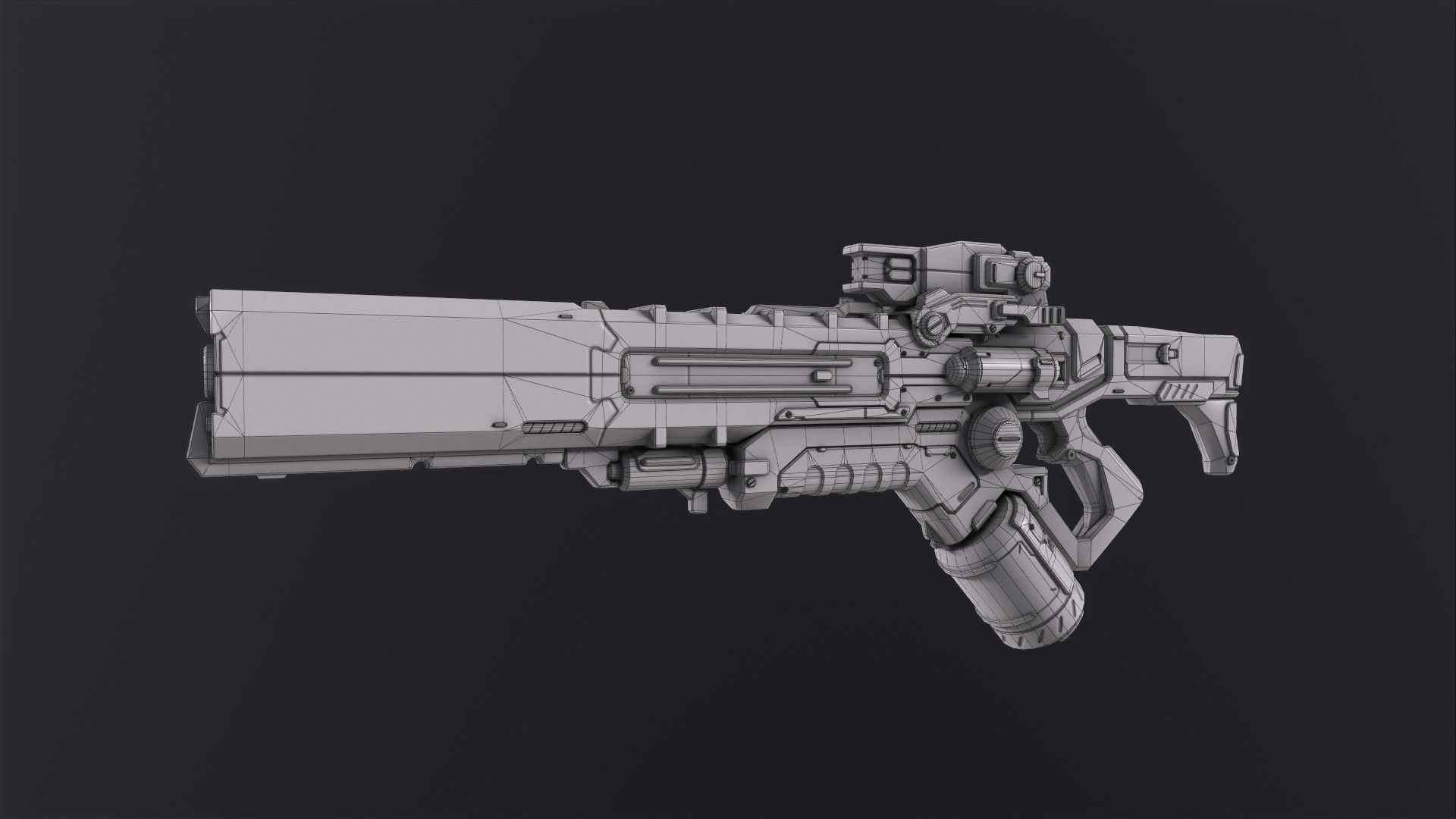 3D model Weapon Sci Fi Pack Vol 2 VR / AR / low-poly | CGTrader