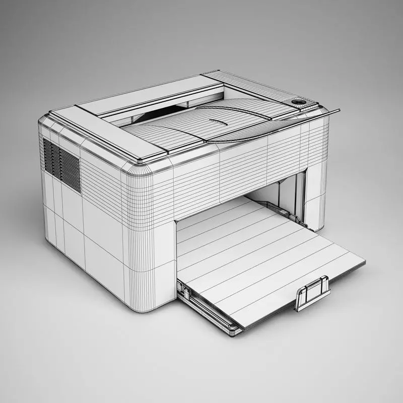Laser Printer 16 3D model_0