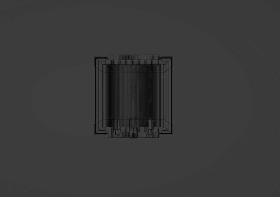 Grandfather Clock Jacobean Low-poly 3D model_15