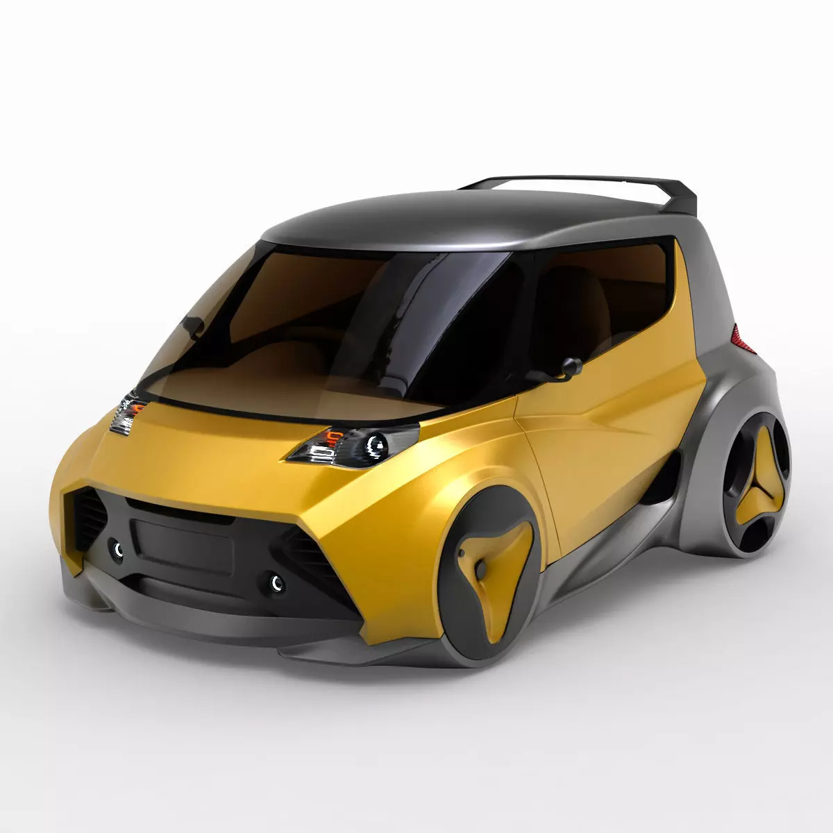 Kancil EV-4 Facelift 3D model_0