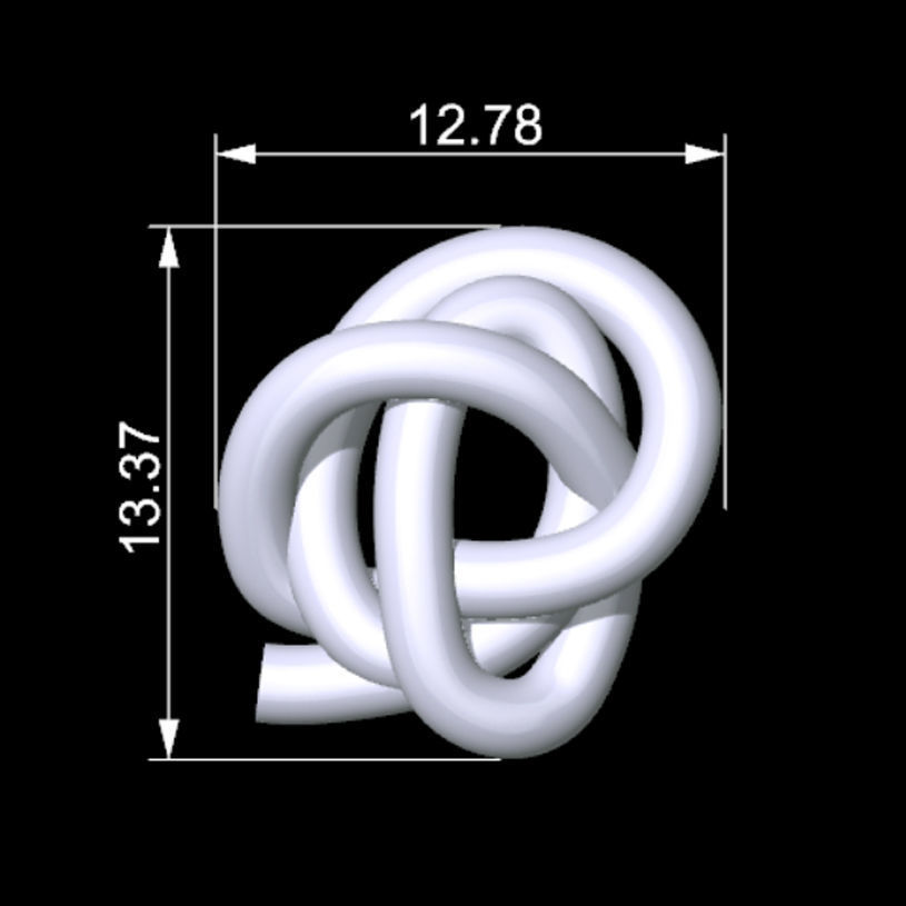 Knot Ring 2 3D print model_4