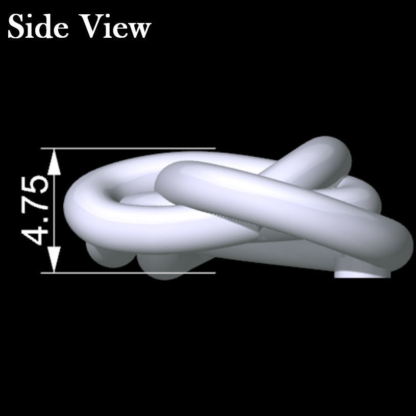 Knot Ring 2 3D print model_5