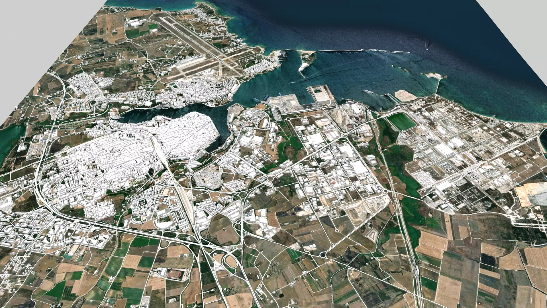 Cityscape Brindisi Italy 3D model_0