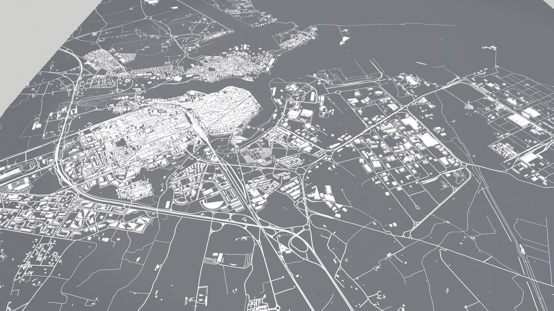 Cityscape Brindisi Italy 3D model_11