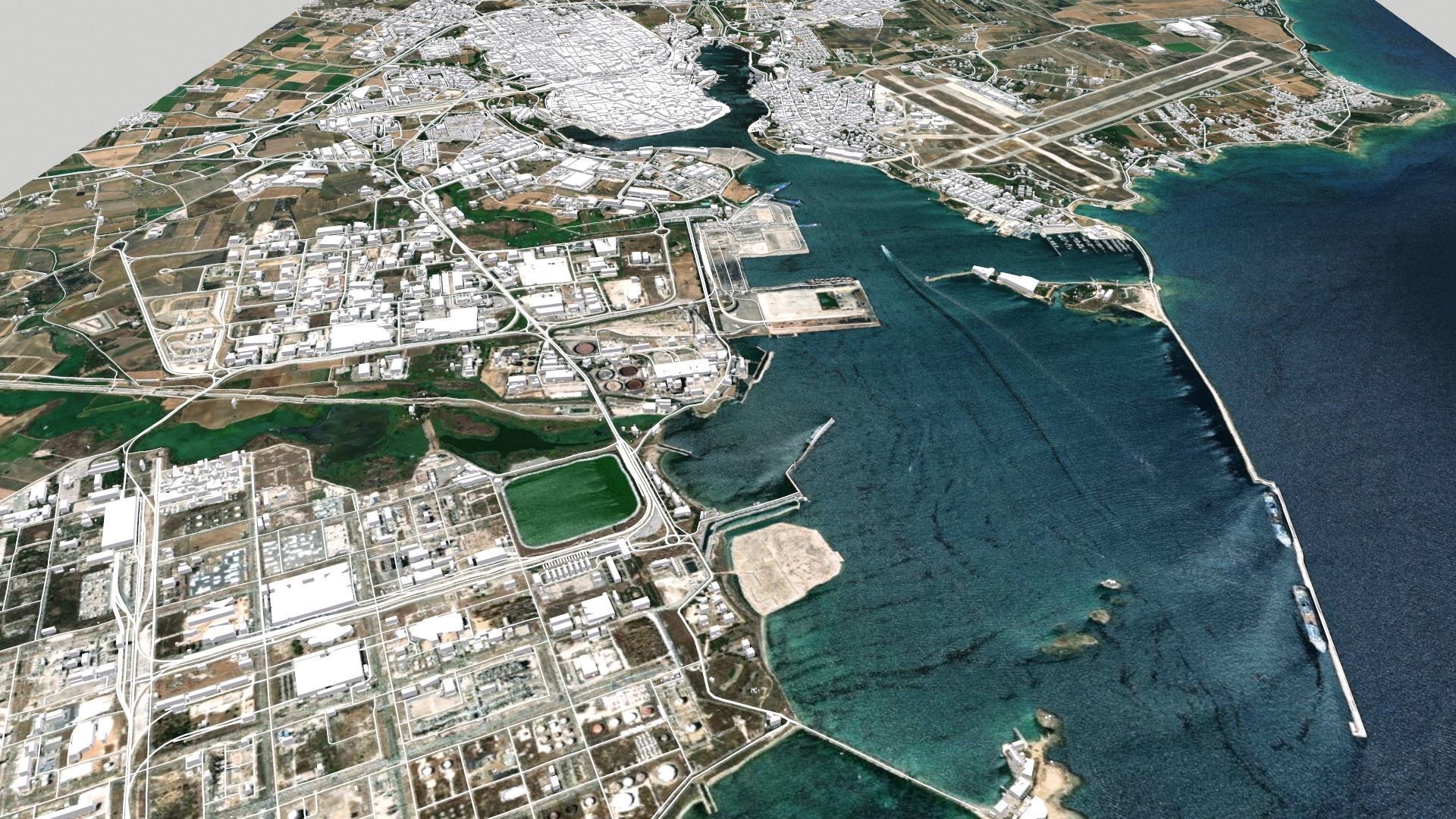 Cityscape Brindisi Italy 3D model_16