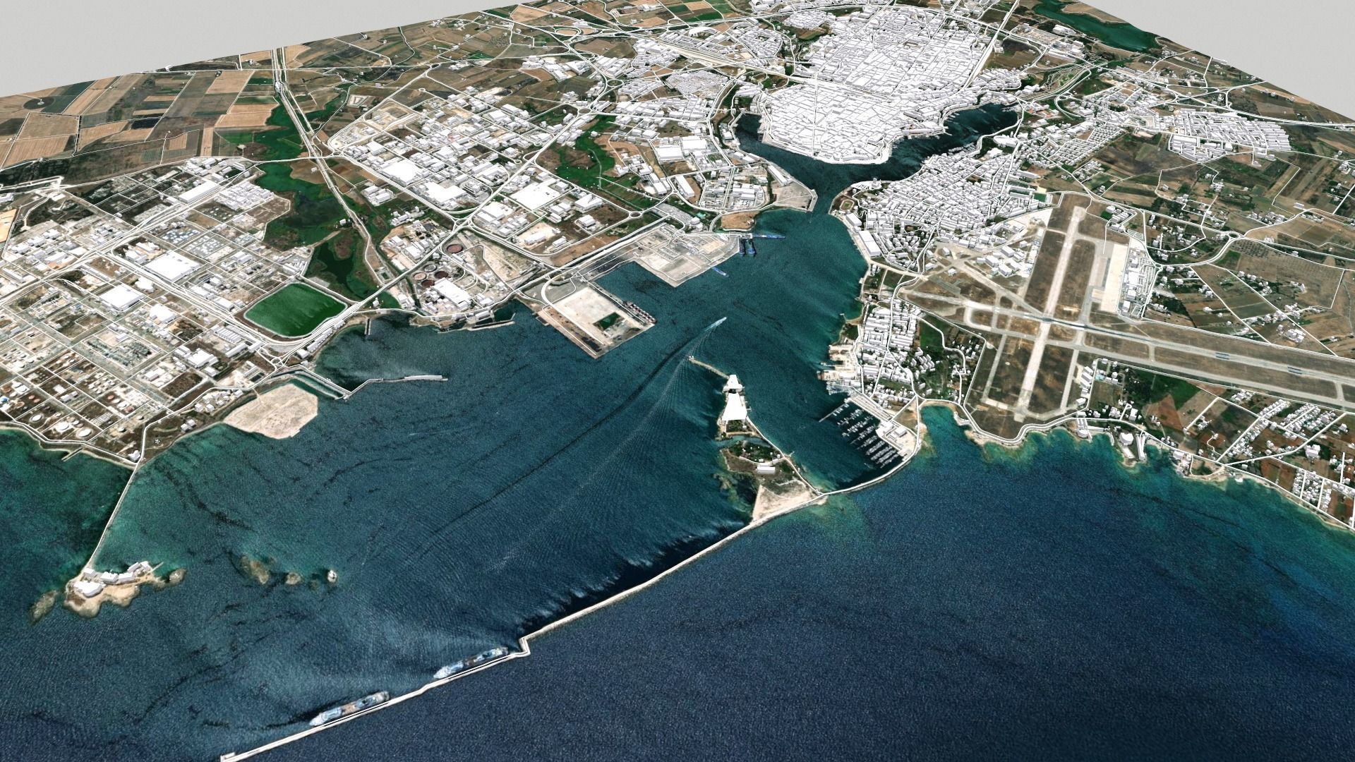 Cityscape Brindisi Italy 3D model_15