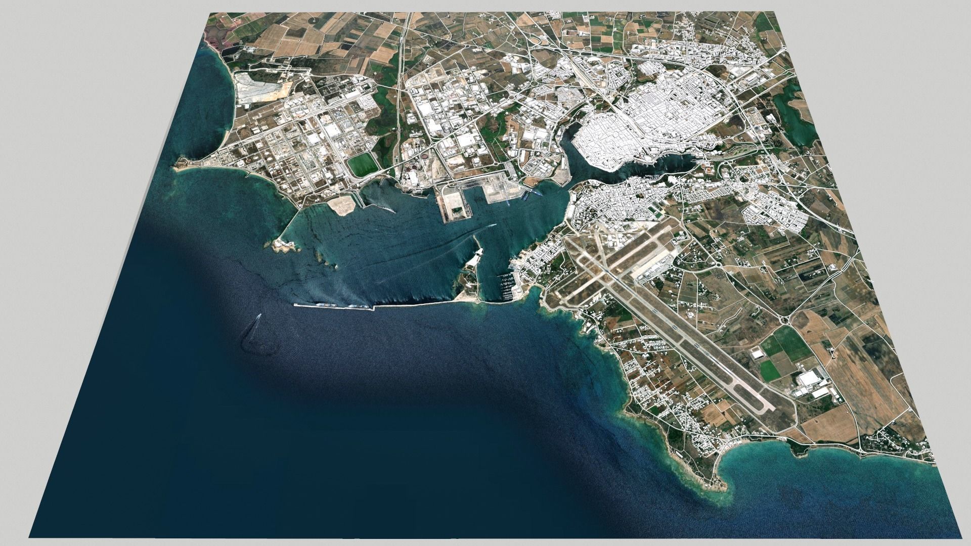 Cityscape Brindisi Italy 3D model_6