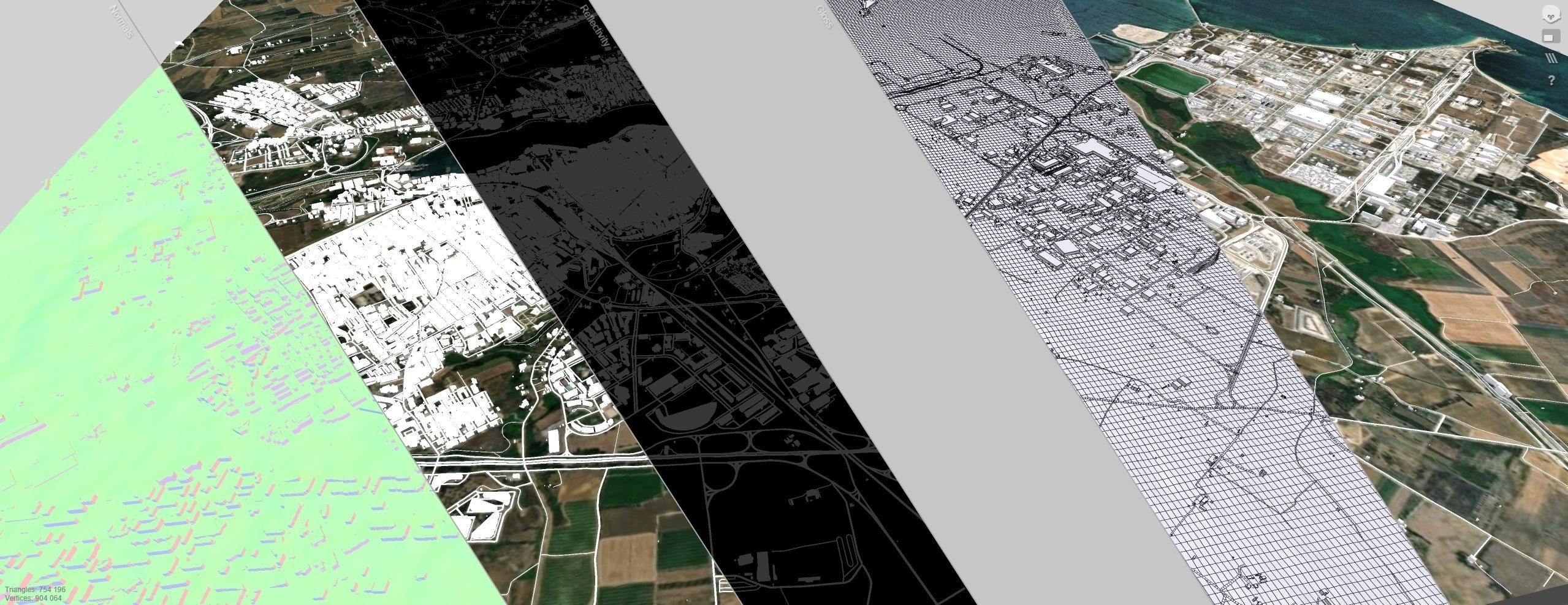 Cityscape Brindisi Italy 3D model_12