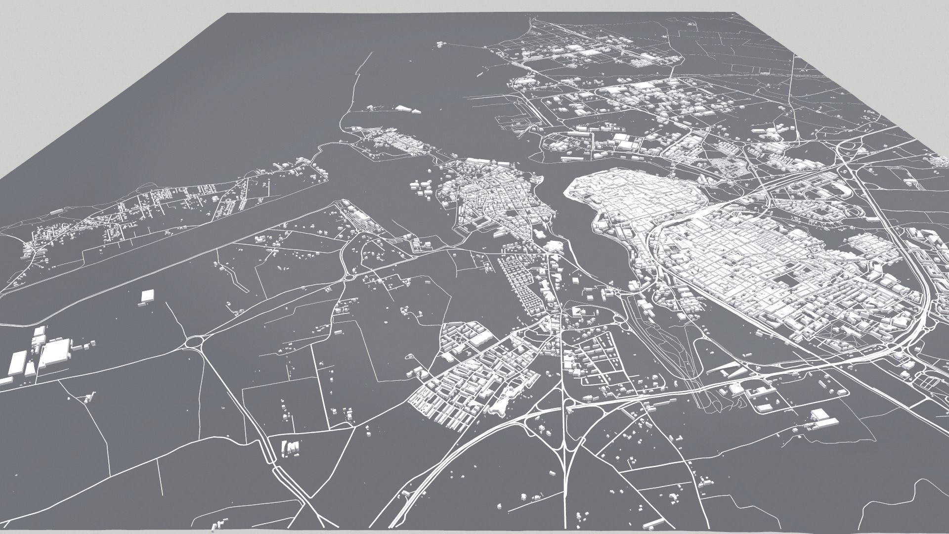 Cityscape Brindisi Italy 3D model_9