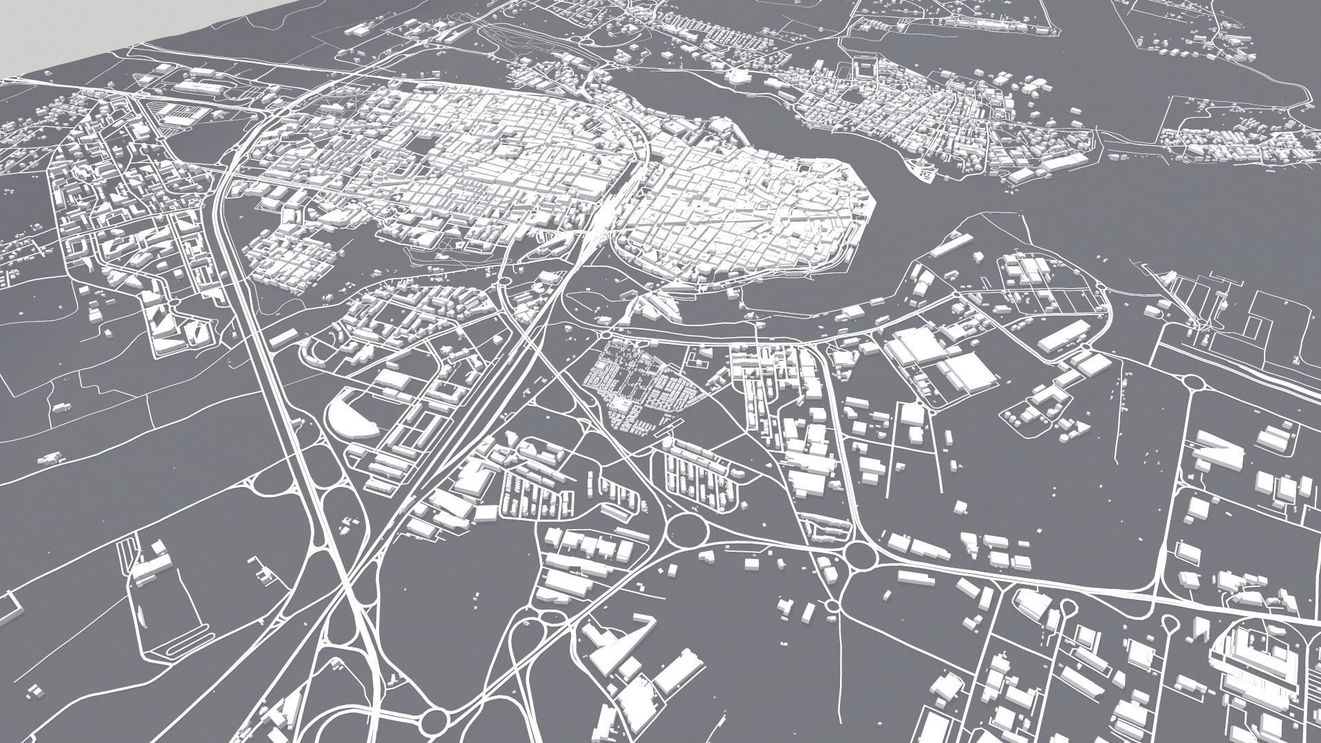 Cityscape Brindisi Italy 3D model_2