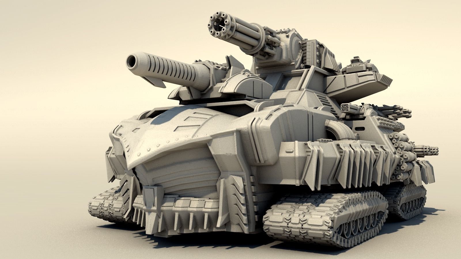 Legendary tank 3D print model_2