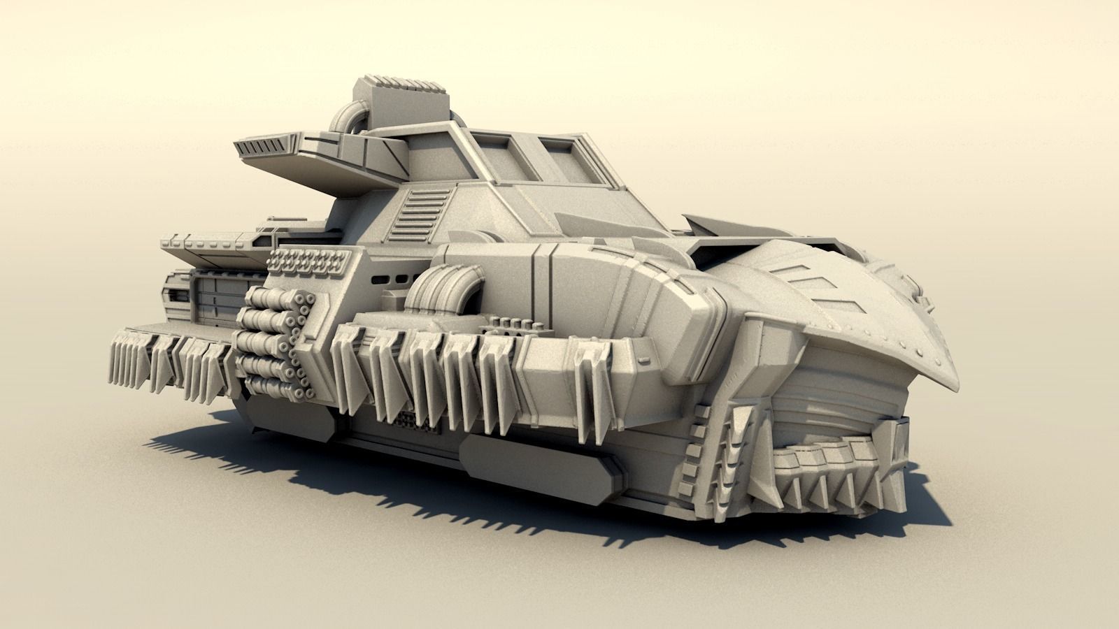 Legendary tank 3D print model_8