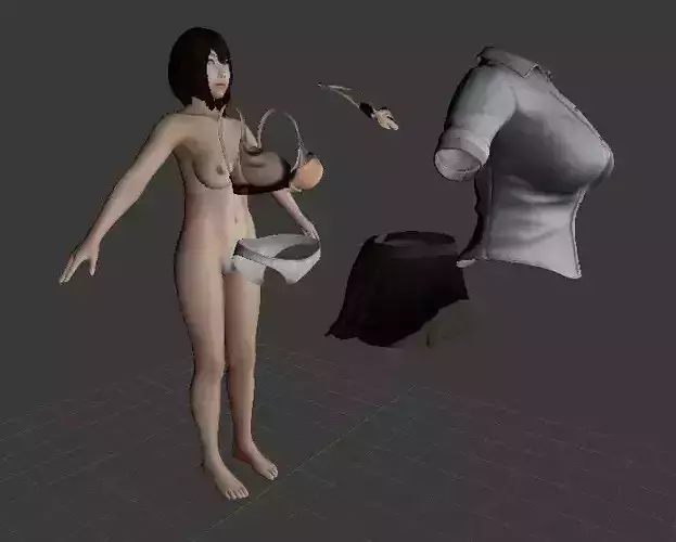 Anime Uniform Character Girl 2