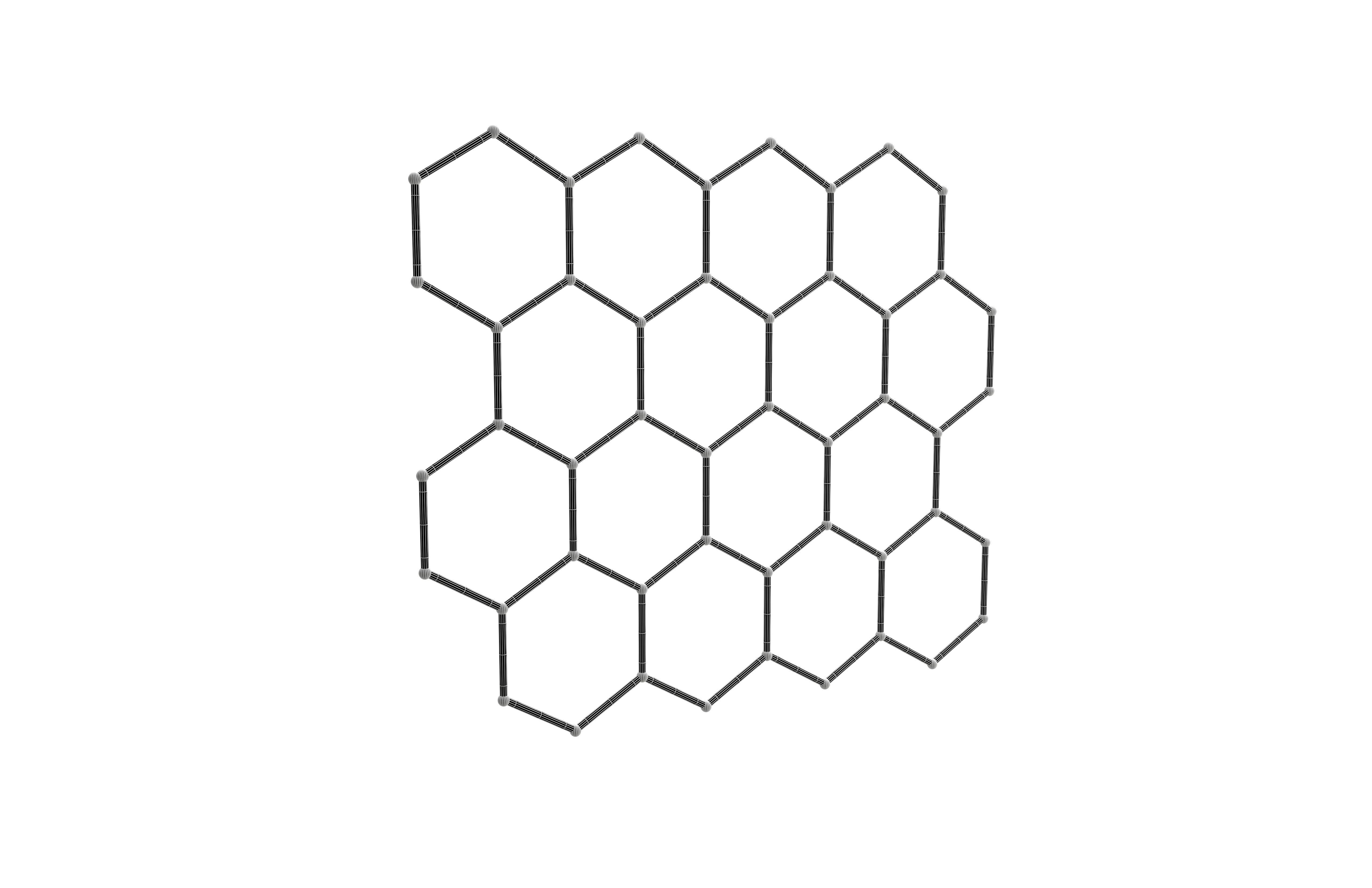 Graphene v2 003 Low-poly 3D model_5