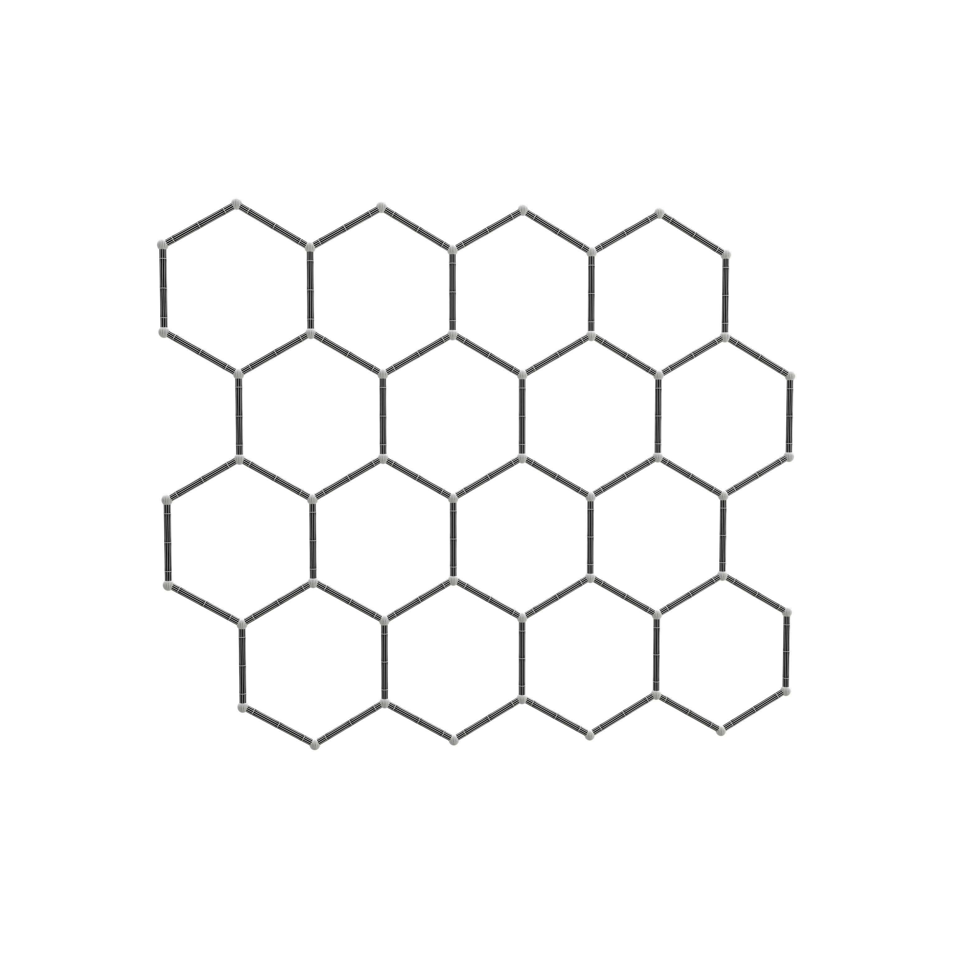 Graphene v2 005 Low-poly 3D model_4