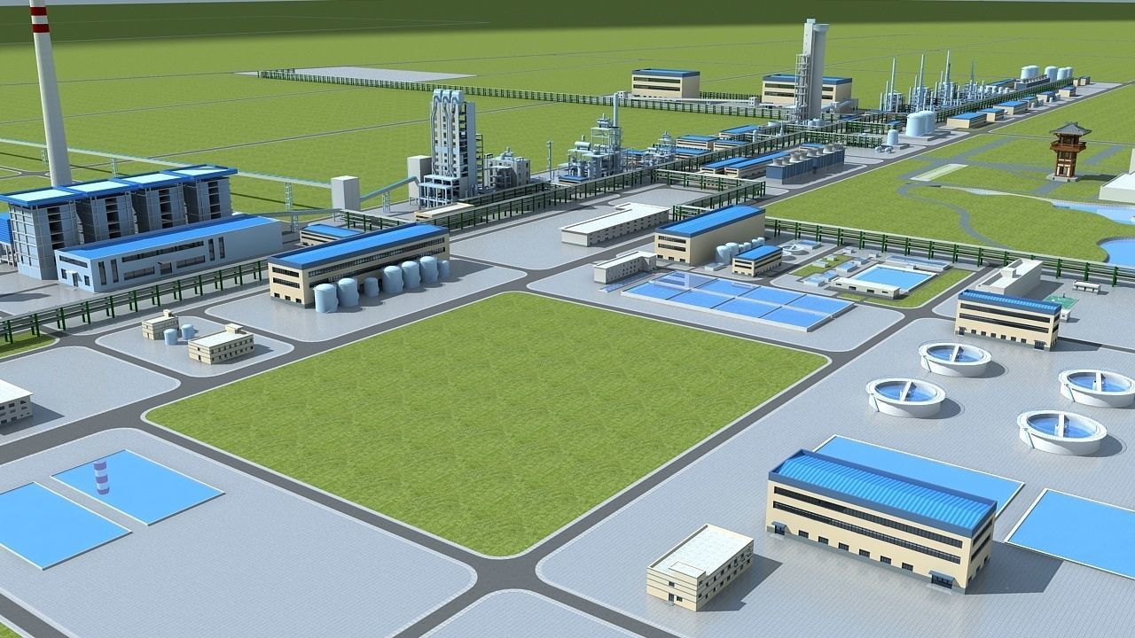 Factory 4 3D model_1