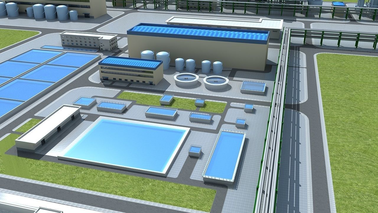 Factory 4 3D model_7