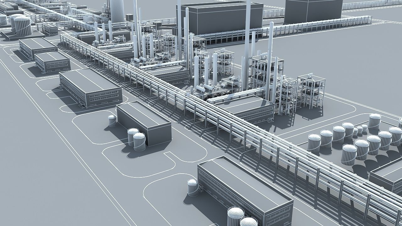 Factory 4 3D model_19