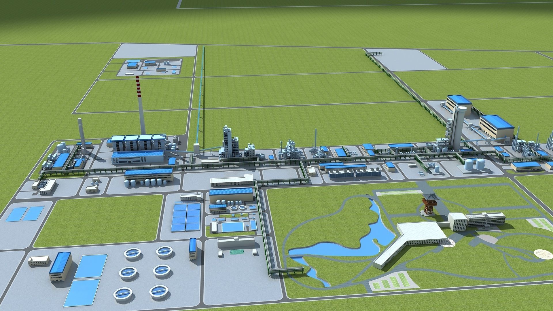 Factory 4 3D model_2